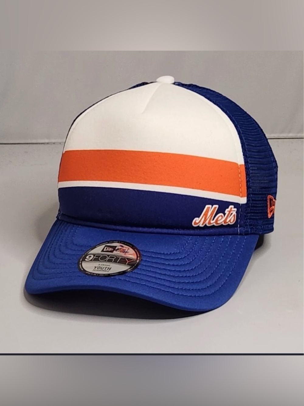 New York Mets Blue & Orange Trucker Hat